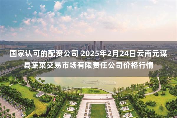 国家认可的配资公司 2025年2月24日云南元谋县蔬菜交易市场有限责任公司价格行情